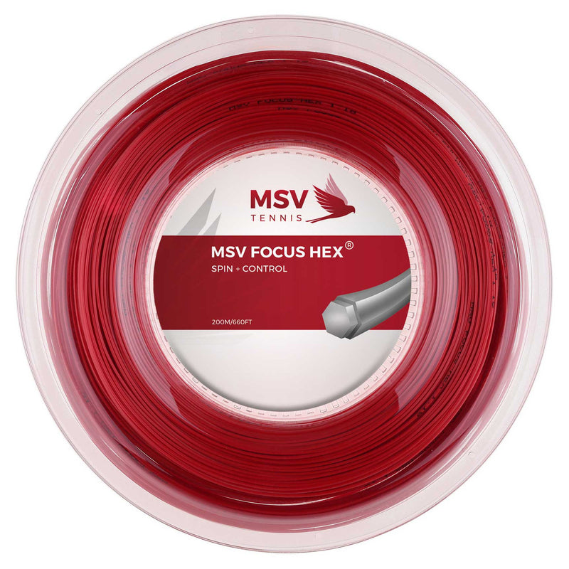 MSV FOCUS HEX RED 1.27mm 200m Reel