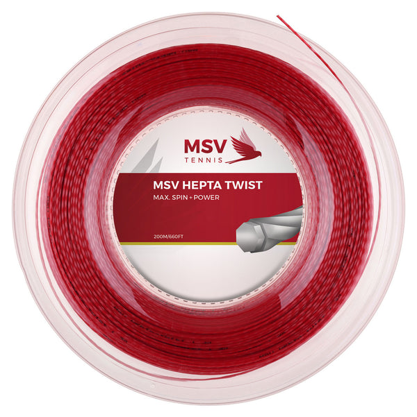 MSV HEPTA TWIST RED 200m Reel