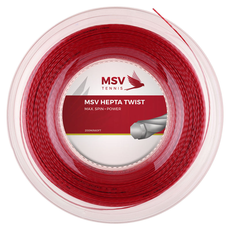 MSV HEPTA TWIST RED 200m Reel