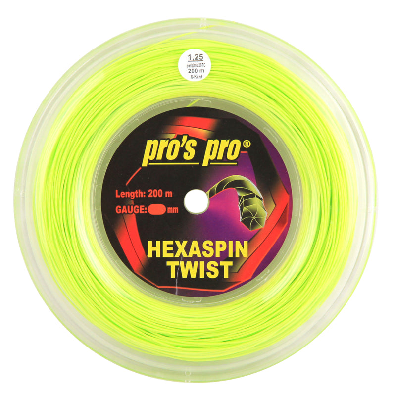 Pro's Pro HEXASPIN TWIST LIME 200m Reel