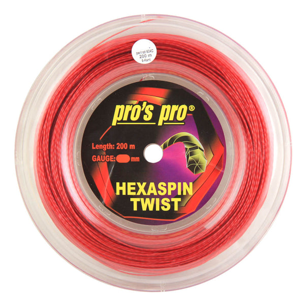 Pro's Pro HEXASPIN TWIST RED 200m Reel