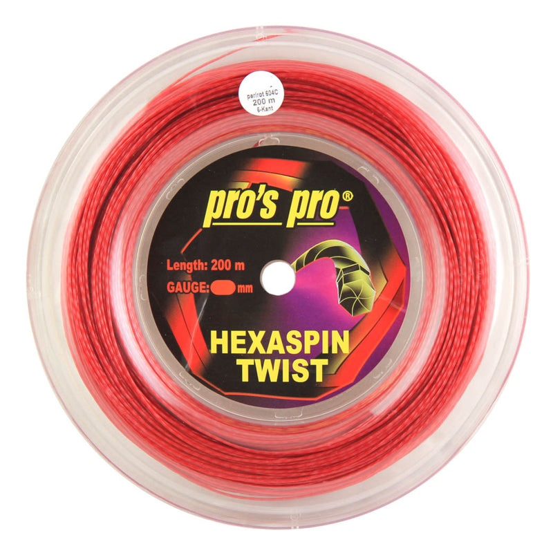 Pro's Pro HEXASPIN TWIST RED 200m Reel