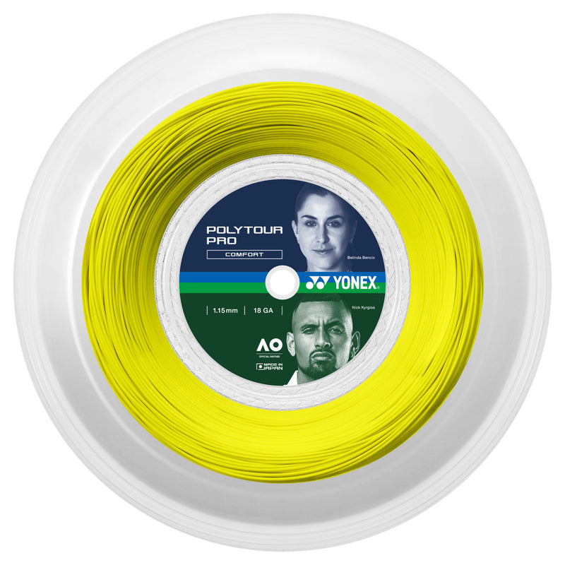 Yonex POLY TOUR PRO YELLOW 200m Reel