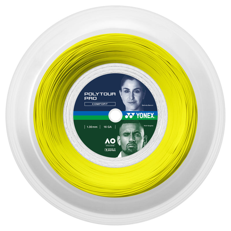 Yonex POLY TOUR PRO YELLOW 200m Reel