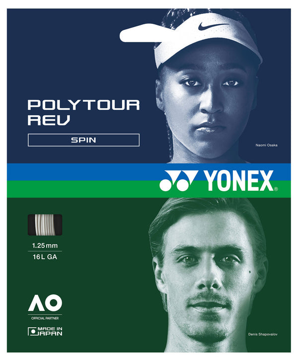 Yonex POLY TOUR REV WHITE 12m Set