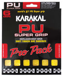 Karakal PU SUPER PRO PACK Replacement Grips 6 Pack