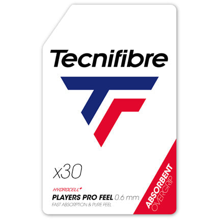 Tecnifibre Players Pro Feel Overgrips 30 Pack