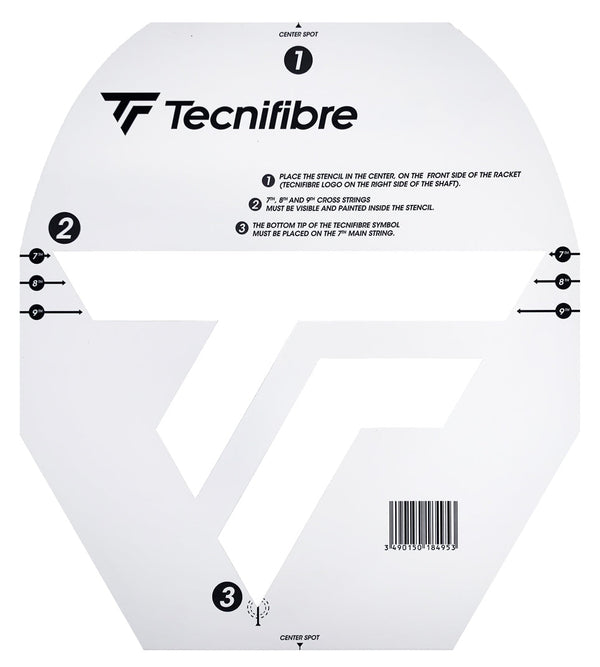 Tecnifibre Tennis Racket Stencil Card