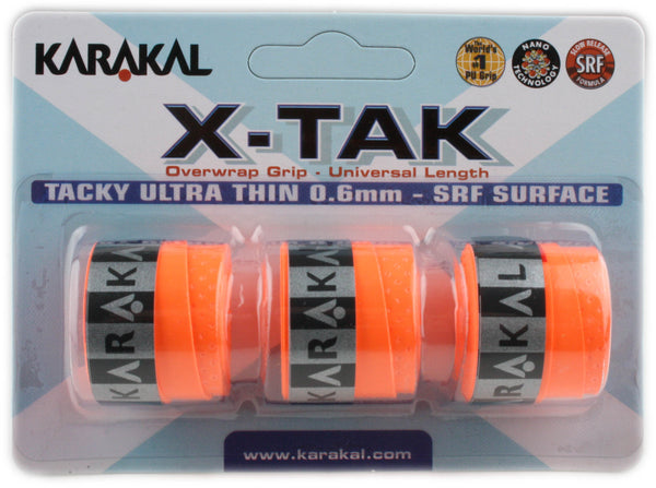 Karakal X-TAK Overgrips 3 Pack